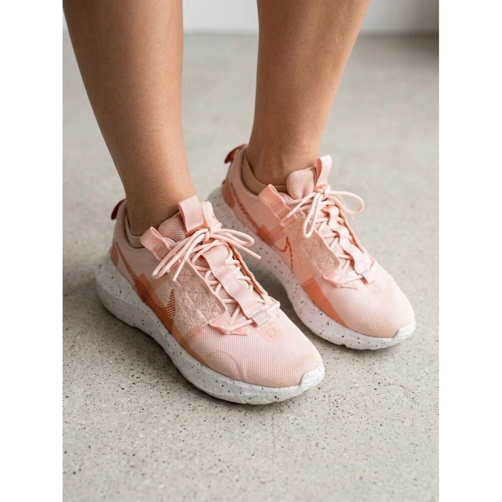 Womens NIKE Crater Impact Running Shoes Pink Peach Size 9 CW2386-602